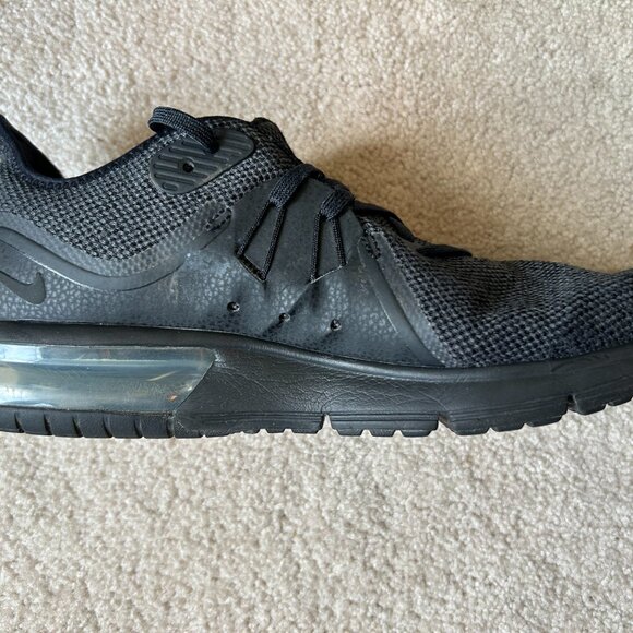 Nike Air Max Men's Running Shoes Size 9.5 Black 921694-010 - Picture 6 of 10